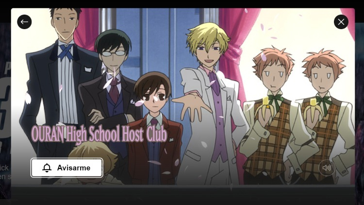 Ouran High School Host Club: Netflix cria página do anime em sua plataforma  – ANMTV