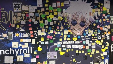 No se va: Así está la animita de "Gojo" en el Metro de Santiago