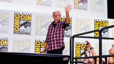 ¡Histórico! George Lucas llegó por primera vez a la Comic-Con de San Diego