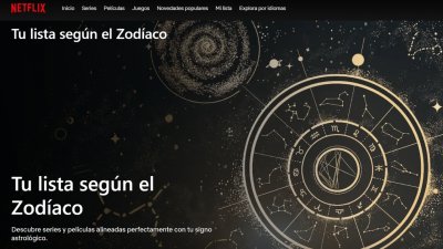 Netflix ahora recomienda series según tu signo del horóscopo