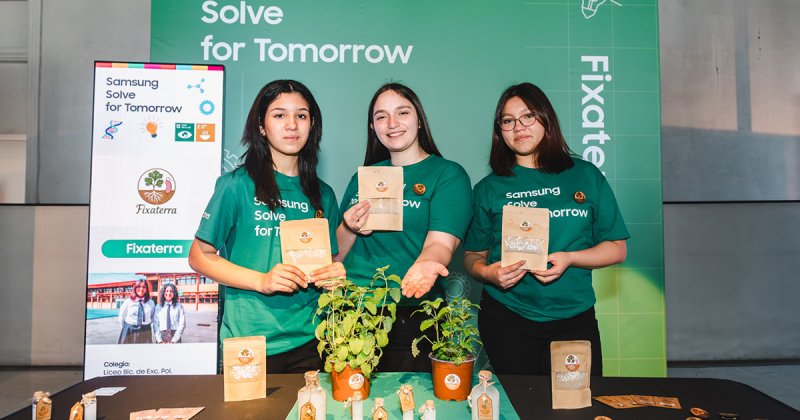 Estudiantes de Ñuble sorprenden con Fixaterra en Samsung Solve For Tomorrow 2025