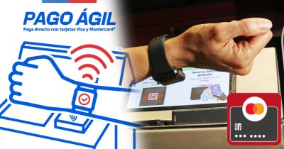 ¿Cómo pagar en Metro y Tren Nos con un smartwatch?