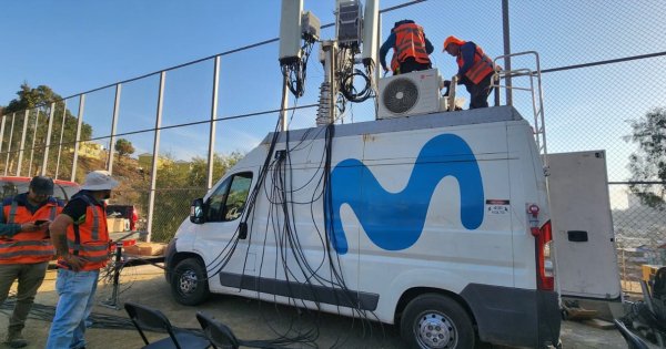 Movistar Chile refuerza conectividad en la Región de Coquimbo con carros móviles de emergencia